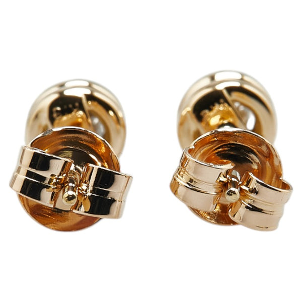 K18YG イエローゴールド ダイヤ0.45ct スタッドピアス レディース 【中古】