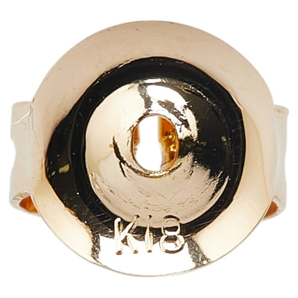 K18YG イエローゴールド ダイヤ0.45ct スタッドピアス レディース 【中古】