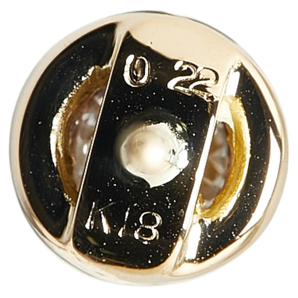 K18YG イエローゴールド ダイヤ0.45ct スタッドピアス レディース 【中古】