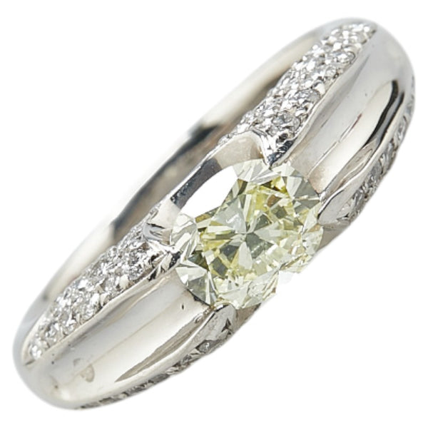 Pt900 プラチナ ダイヤ1.066ct ダイヤ0.56ct リング 指輪 レディース 14.5号 【中古】