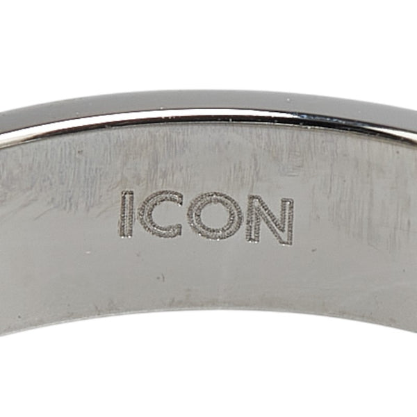 グッチ GGアイコン リング 指輪 #9 K18WG ホワイトゴールド レディース GUCCI 【中古】