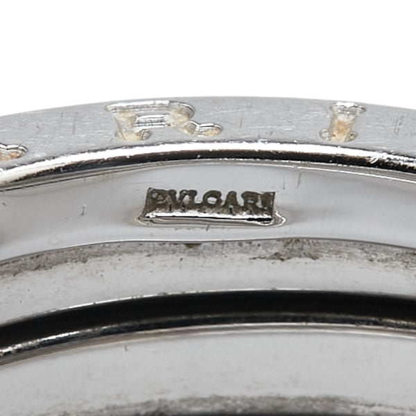 ブルガリ ビーゼロワン リング 指輪 #53 シルバー K18WG ホワイトゴールド レディース BVLGARI 【中古】