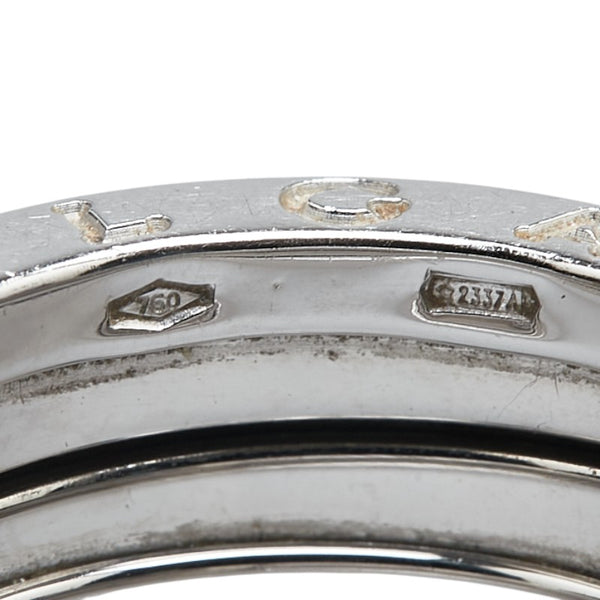ブルガリ ビーゼロワン リング 指輪 #53 シルバー K18WG ホワイトゴールド レディース BVLGARI 【中古】