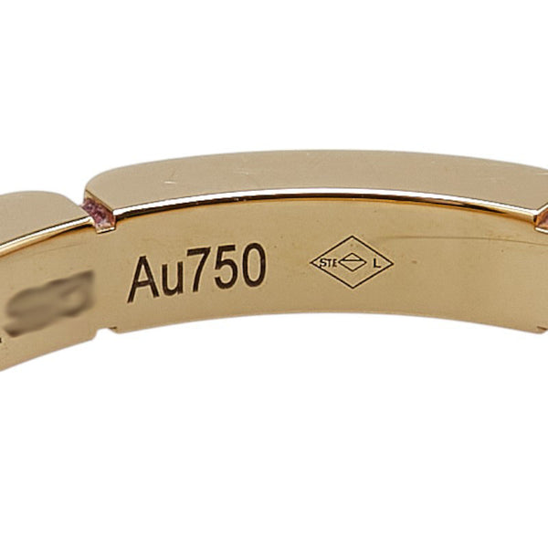 カルティエ マイヨンパンテール 4Pダイヤ リング 指輪 #48 ゴールド K18YG イエローゴールド レディース CARTIER 【中古】