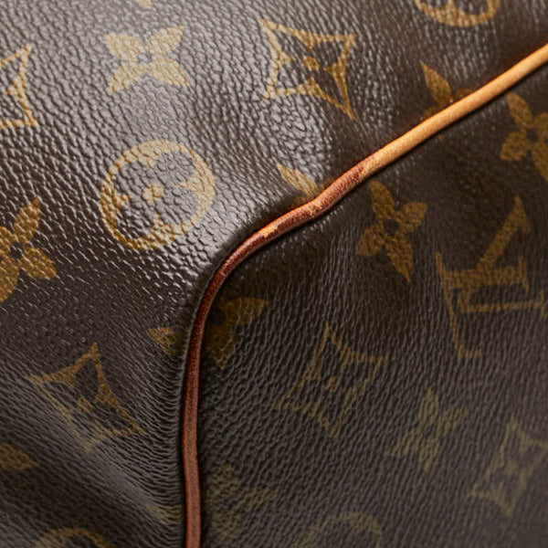 ルイ ヴィトン モノグラム キーポル50 ボストンバッグ ショルダーバッグ M41426 ブラウン PVC レザー レディース LOUIS VUITTON 【中古】