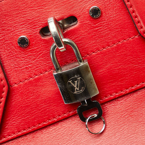 ルイ ヴィトン シティスティーマーPM ハンドバッグ ショルダーバッグ 2WAY M51030 ルージュ レッド レザー レディース LOUIS VUITTON 【中古】