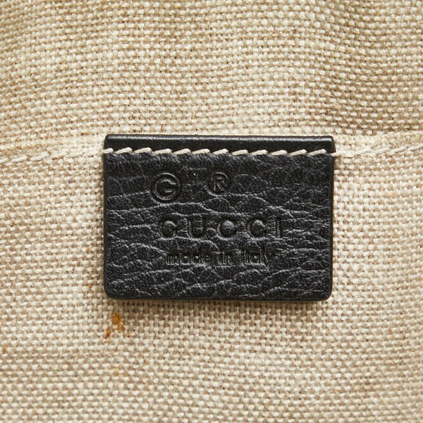グッチ バンブー タッセル クラッチバッグ セカンドバッグ 449653 ブラック レザー レディース GUCCI 【中古】