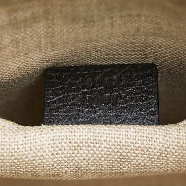 グッチ バンブー タッセル クラッチバッグ セカンドバッグ 449653 ブラック レザー レディース GUCCI 【中古】