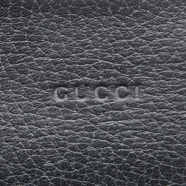 グッチ バンブー タッセル クラッチバッグ セカンドバッグ 449653 ブラック レザー レディース GUCCI 【中古】