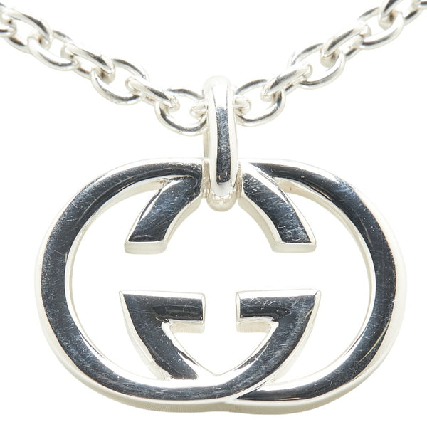 グッチ インターロッキングG ネックレス SV925 シルバー レディース GUCCI 【中古】