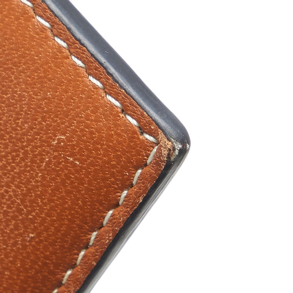 セリーヌ マカダム カードケース ブラック ブラウン PVC レザー レディース CELINE 【中古】