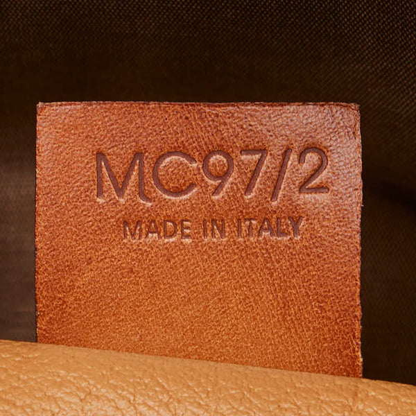 セリーヌ マカダム ハンドバッグ ブラウン PVC レザー レディース CELINE 【中古】