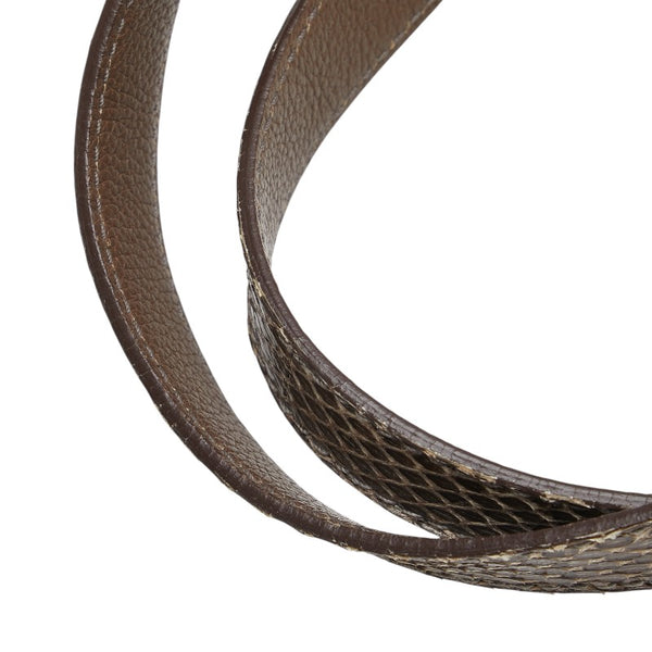 カルティエ マルチェロ トートバッグ ハンドバッグ ホワイト ベージュ キャンバス パイソン レディース CARTIER 【中古】