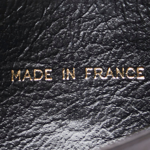 シャネル ココマーク カードケース 名刺入れ ブラック レザー レディース CHANEL 【中古】