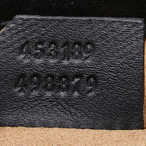 グッチ GGスプリーム 斜め掛け ショルダーバッグ 453189 ベージュ ブラック ブラウン PVC レザー レディース GUCCI 【中古】