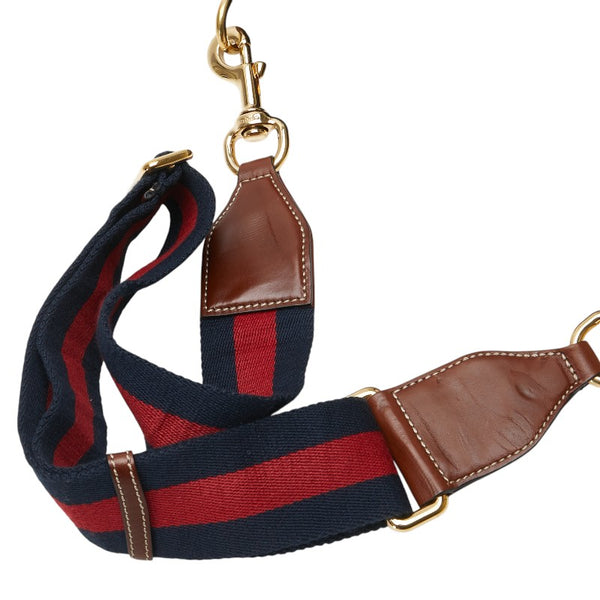 グッチ GGスプリーム 斜め掛け ショルダーバッグ 453189 ベージュ ブラック ブラウン PVC レザー レディース GUCCI 【中古】