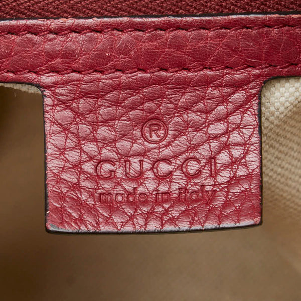 グッチ GGキャンバス シェリーライン ハンドバッグ ショルダーバッグ 2WAY 269876 ワインレッド ベージュ キャンバス レザー レディース GUCCI 【中古】