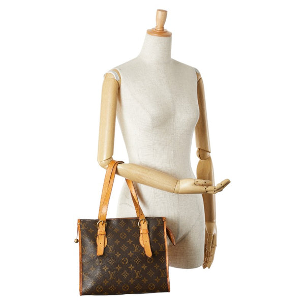 ルイ ヴィトン モノグラム ポパンクール オ トートバッグ ハンドバッグ M40007 ブラウン PVC レザー レディース LOUIS VUITTON 【中古】