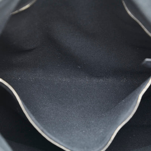 エルメス トロカホリゾンタルGM トートバッグ ショルダーバッグ ブラック ブラウン ホワイト キャンバス レザー レディース HERMES 【中古】