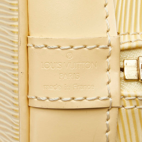 ルイ ヴィトン エピ アルマPM ハンドバッグ M5214A ヴァニラ ベージュ レザー レディース LOUIS VUITTON 【中古】
