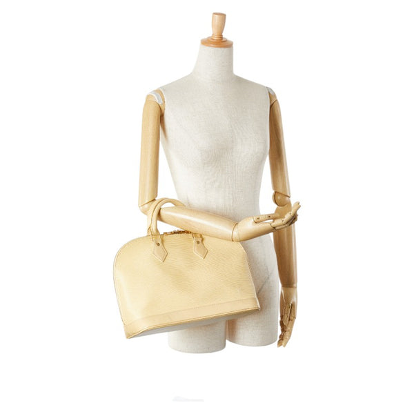 ルイ ヴィトン エピ アルマPM ハンドバッグ M5214A ヴァニラ ベージュ レザー レディース LOUIS VUITTON 【中古】
