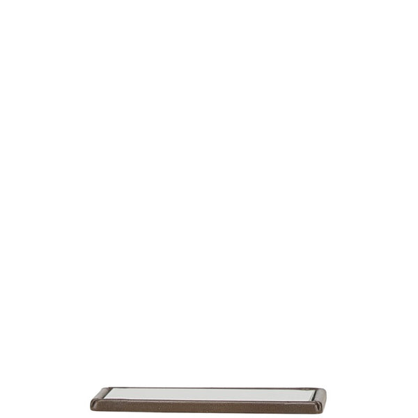 ボッテガヴェネタ コンパクトミラー 手鏡 グレー  グレージュ レザー レディース BOTTEGAVENETA 【中古】