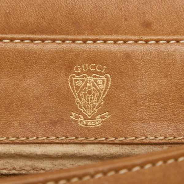 グッチ マイクロGG オールドグッチ 斜め掛け ショルダーバッグ ベージュ PVC レザー レディース GUCCI 【中古】