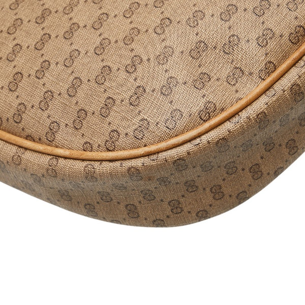グッチ マイクロGG オールドグッチ 斜め掛け ショルダーバッグ ベージュ PVC レザー レディース GUCCI 【中古】