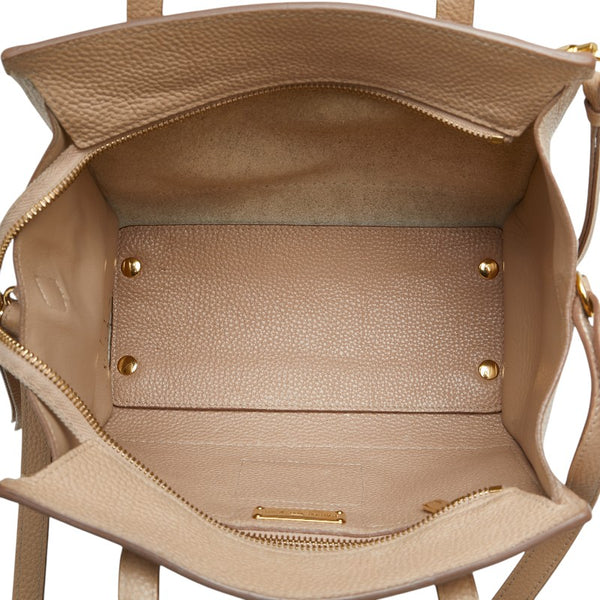 サルヴァトーレフェラガモ エイミー ガンチーニ ハンドバッグ ショルダーバッグ 2WAY EE-21 F478 ベージュ レザー レディース Salvatore Ferragamo 【中古】