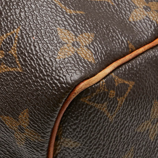 ルイ ヴィトン モノグラム スピーディ30 ハンドバッグ M41526 ブラウン PVC レザー レディース LOUIS VUITTON 【中古】