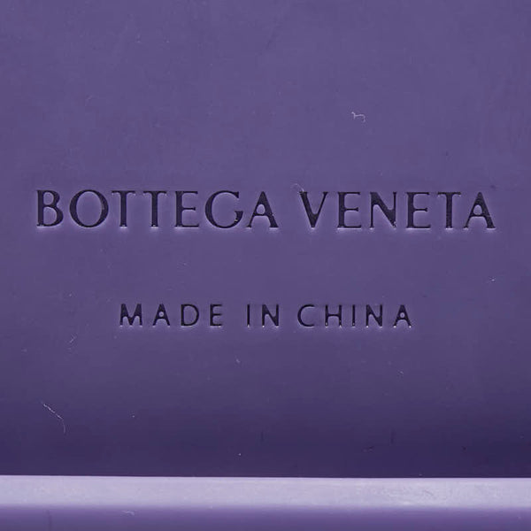 ボッテガヴェネタ イントレチャート テックラバー iPhone 14Pro ケース  アメジスト パープル ラバー レディース BOTTEGAVENETA 【中古】