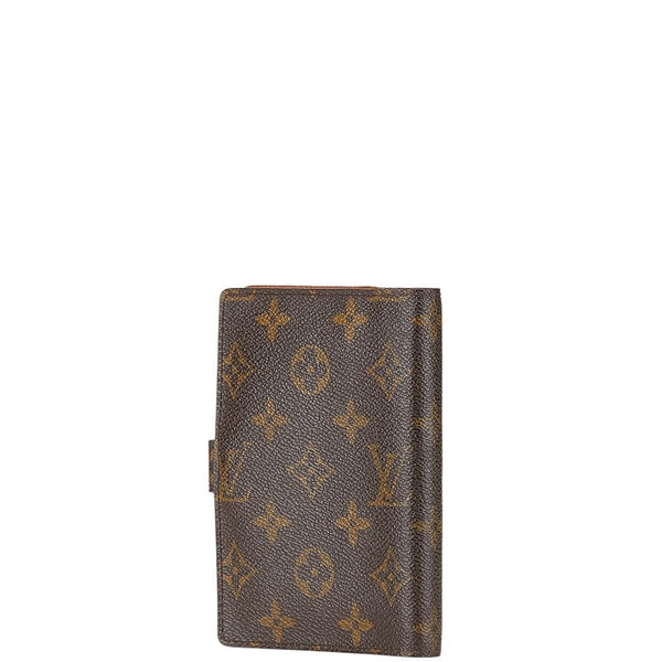 ルイ ヴィトン モノグラム アジェンダPM 手帳カバー 6穴 R20005 ブラウン PVC レザー レディース LOUIS VUITTON 【中古】