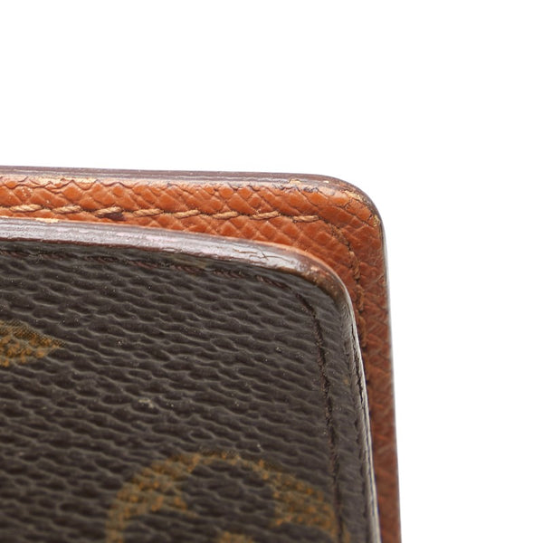 ルイ ヴィトン モノグラム アジェンダPM 手帳カバー 6穴 R20005 ブラウン PVC レザー レディース LOUIS VUITTON 【中古】