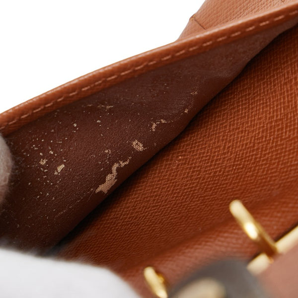 ルイ ヴィトン モノグラム アジェンダPM 手帳カバー 6穴 R20005 ブラウン PVC レザー レディース LOUIS VUITTON 【中古】