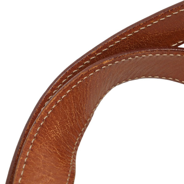 セリーヌ マカダム ハンドバッグ ショルダーバッグ 2WAY ブラウン PVC レザー レディース CELINE 【中古】