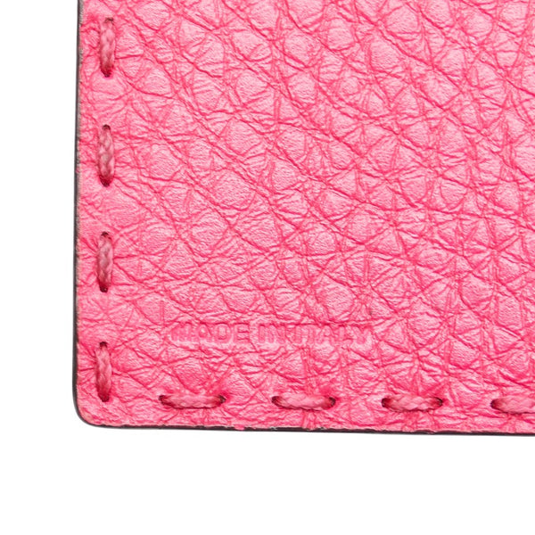 フェンディ セレリア 6連 キーケース 8AP079 ピンク レザー レディース FENDI 【中古】