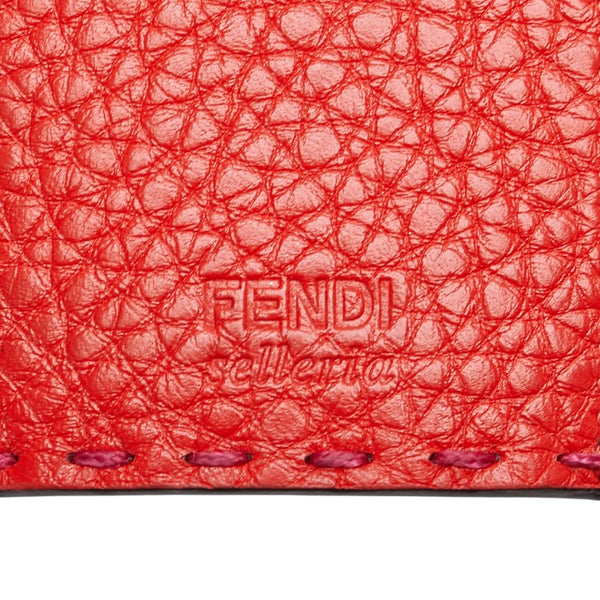 フェンディ セレリア 6連 キーケース 8AP079 ピンク レザー レディース FENDI 【中古】