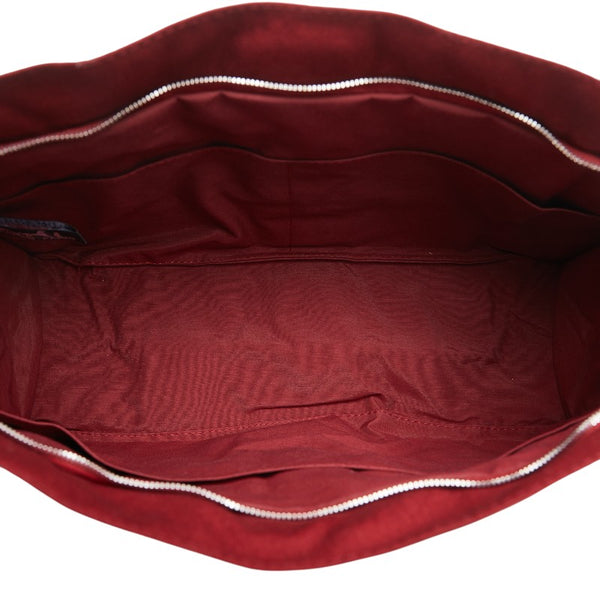 エルメス フールトゥ クラッチバッグ セカンドバッグ レッド キャンバス レディース HERMES 【中古】