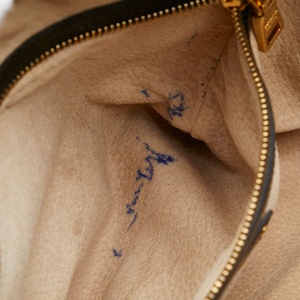 プラダ 三角ロゴプレート スタッズ ハンドバッグ ショルダーバッグ 2WAY ブラック レザー レディース PRADA 【中古】