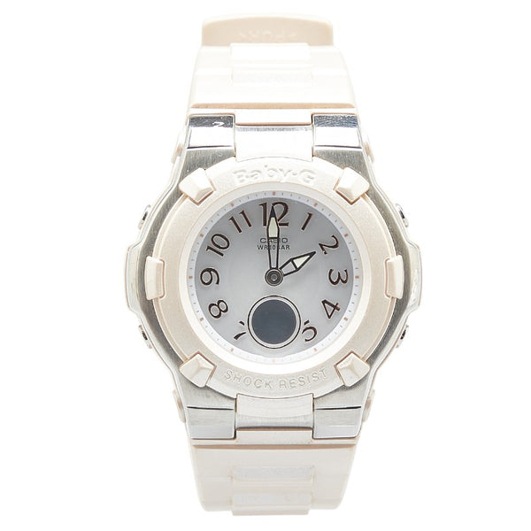 カシオ Baby-G Tripper 腕時計 BGA-1100-4BJF タフソーラー グレー文字盤 ラバー ステンレススチール レディース CASIO 【中古】