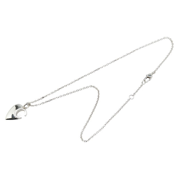グッチ シャーロット ハート ロゴG ネックレス SV925 シルバー レディース GUCCI 【中古】