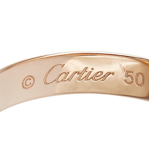 カルティエ トリニティリング スリーカラー ホールマーク 指輪 #50 K18YG イエローゴールド K18WG ホワイトゴールド K18PG ピンクゴールド レディース CARTIER 【中古】