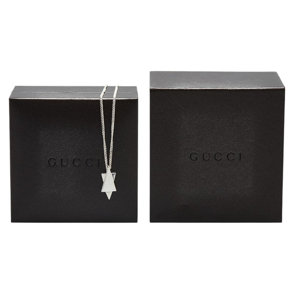 グッチ スターオブダビデ ネックレス SV925 シルバー レディース GUCCI 【中古】