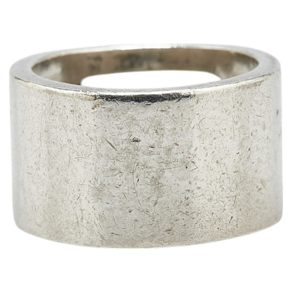 グッチ Gロゴ オープンG リング 指輪 #12 SV925 シルバー レディース GUCCI 【中古】