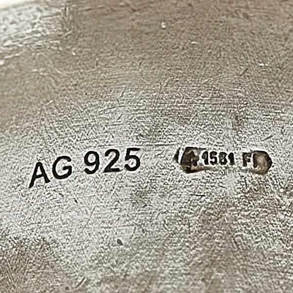 グッチ Gロゴ オープンG リング 指輪 #12 SV925 シルバー レディース GUCCI 【中古】