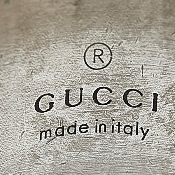 グッチ Gロゴ オープンG リング 指輪 #12 SV925 シルバー レディース GUCCI 【中古】