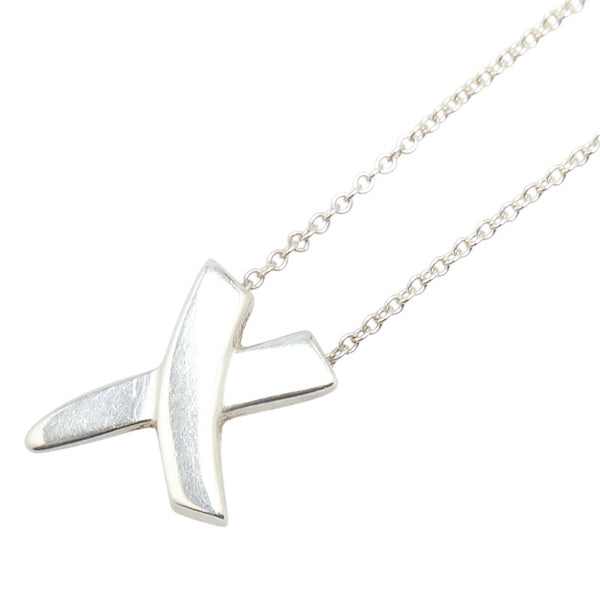 ティファニー キス ネックレス SV925 シルバー レディース TIFFANY&Co. 【中古】