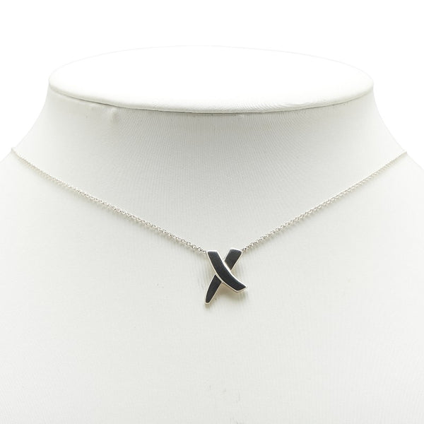 ティファニー キス ネックレス SV925 シルバー レディース TIFFANY&Co. 【中古】
