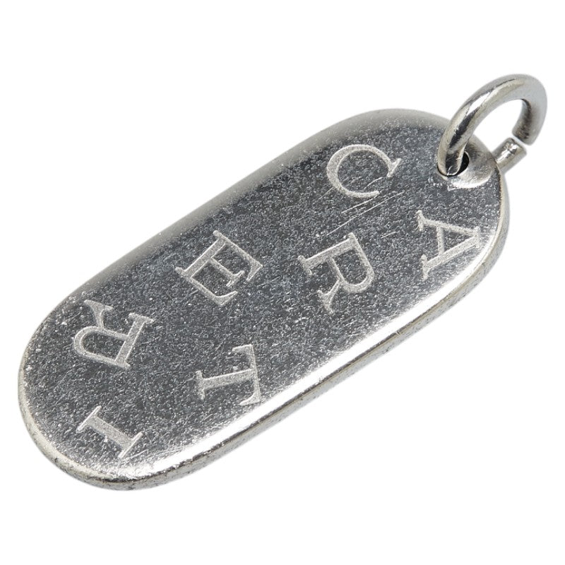 カルティエ ロゴプレート ペンダントトップ シルバー メタル レディース CARTIER 【中古】