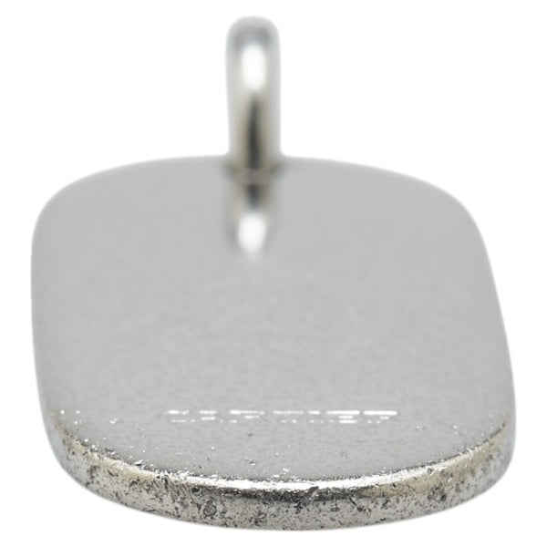 カルティエ ロゴプレート ペンダントトップ シルバー メタル レディース CARTIER 【中古】